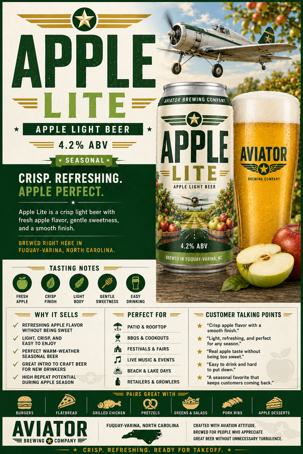 Apple Lite beer artwork